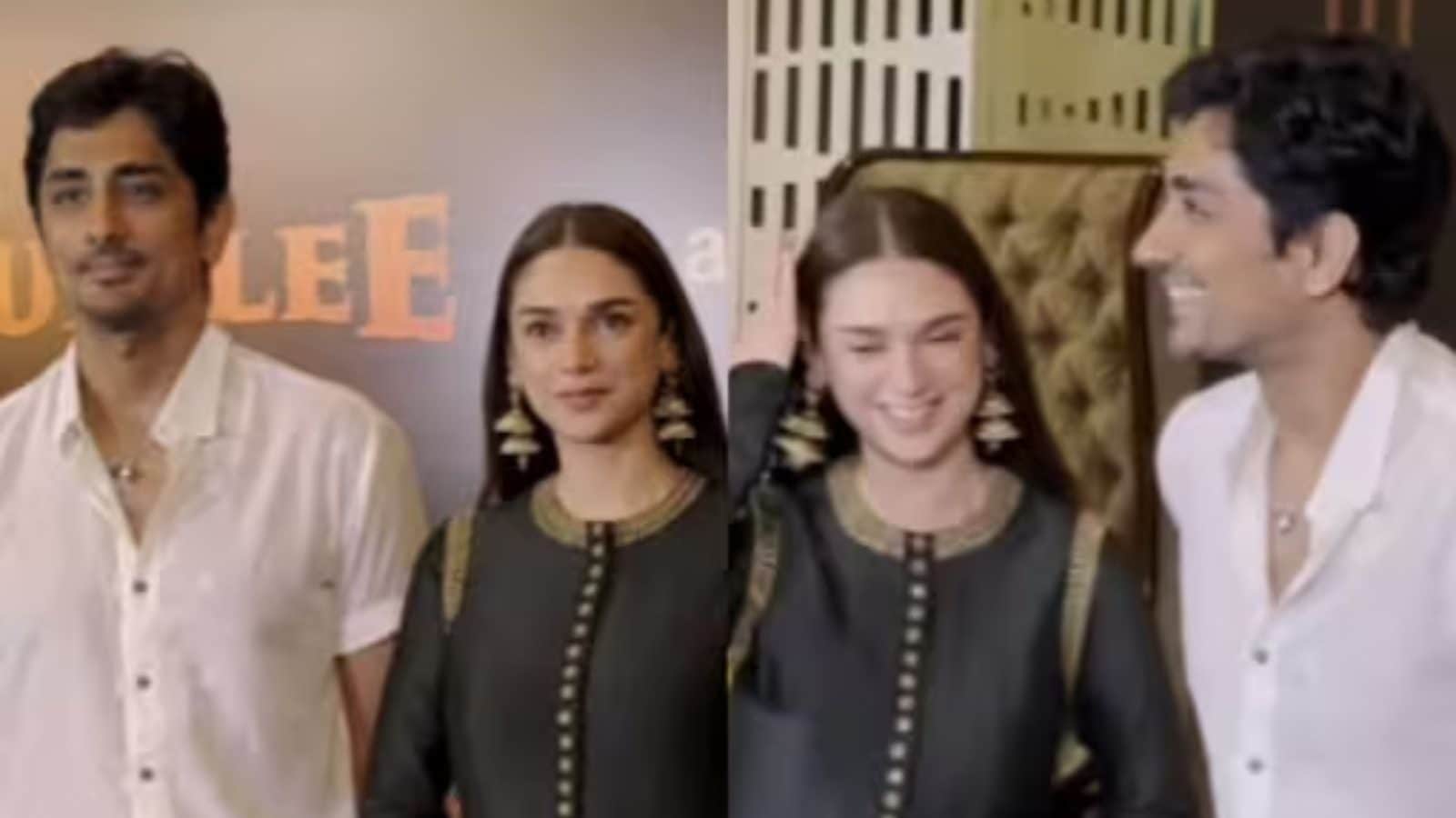 சித்தார்த் உடனான காதலை உறுதிசெய்த அதிதி ராவ்? வைரலாகும் வீடியோ!