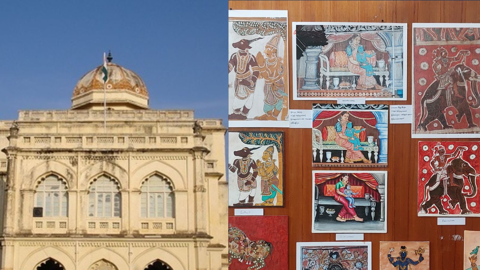 மதுரை அரசு அருங்காட்சியகத்தில் பாண்டிய கால ஓவியங்கள் வைப்பு!