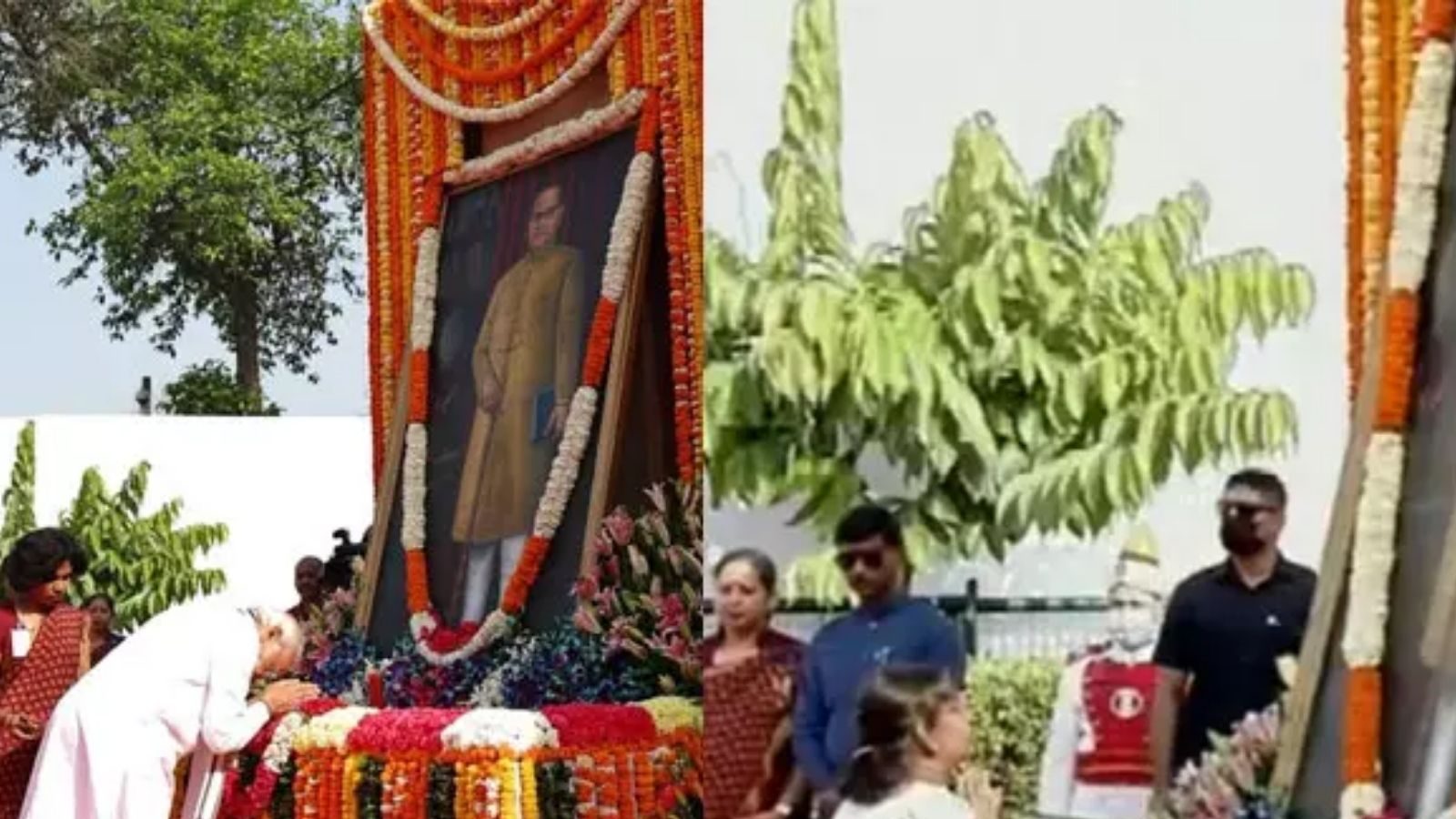 அம்பேத்கர் பிறந்த நாள்.. டெல்லியில் பிரதமர், குடியரசு தலைவர் மரியாதை!