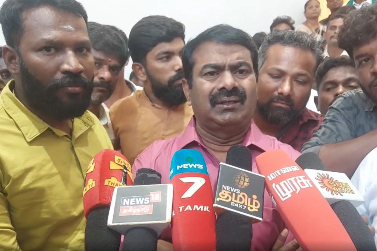சீமான் பேட்டி
