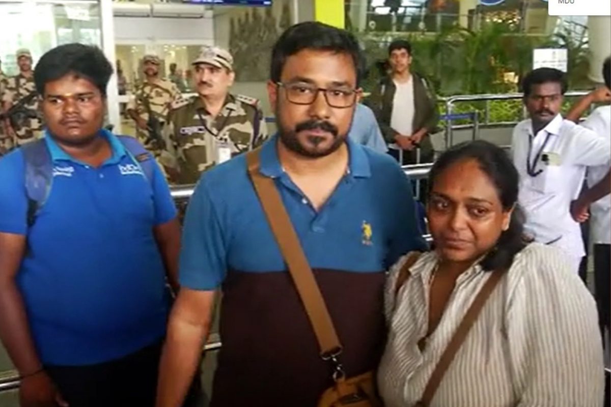 சூடானிலிருந்து திரும்பிய தமிழர்கள்