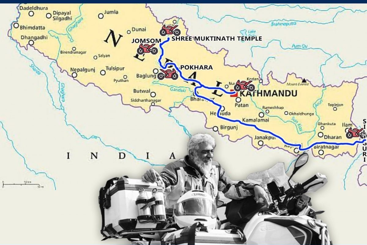 உலக சுற்றுப்பயணம் மேற்கொண்ட அஜித் - எங்கெல்லாம் போனார் தெரியுமா ?