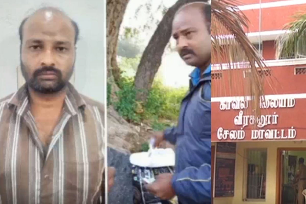 கைது செய்யப்பட்ட சாராய வியாபாரி