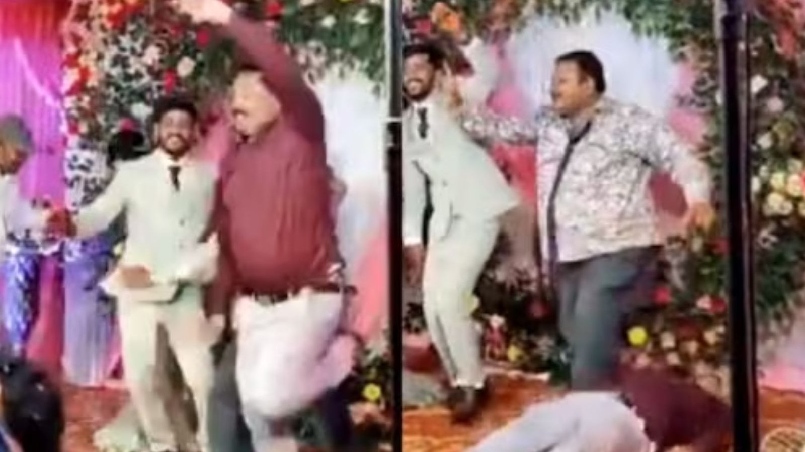 உறவுக்கார பெண் திருமணத்தில் ஜாலி ஆட்டம் போட்ட பொறியாளர்... மேடையிலேயே திடீர் மரணம்.. அதிர்ச்சி வீடியோ