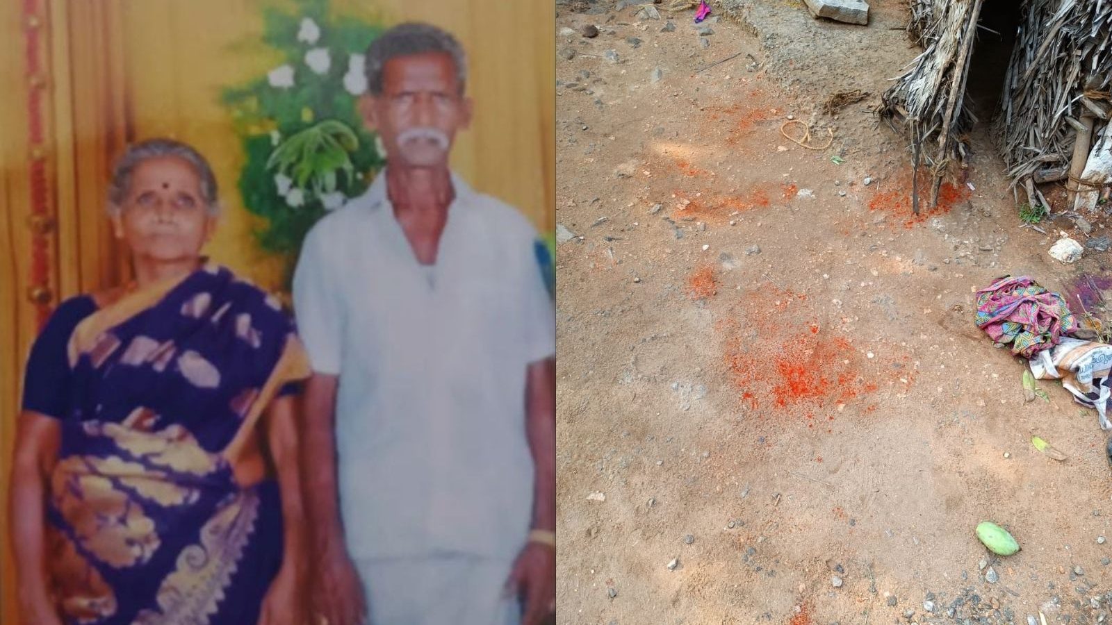 மாந்தோப்பில் கணவன், மனைவி படுகொலை... போலீஸிடம் இருந்த தப்பிக்க மிளகாய் பொடி தூவிவிட்ட மர்ம நபர்கள்..!