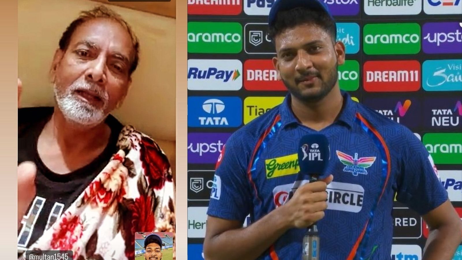 ஐசியுவில் தந்தை... அபாரமாக பந்துவீசிய மோசின் கான்... போட்டிக்கு பிறகு வீடியோ காலில் நெகிழ்ச்சி...!