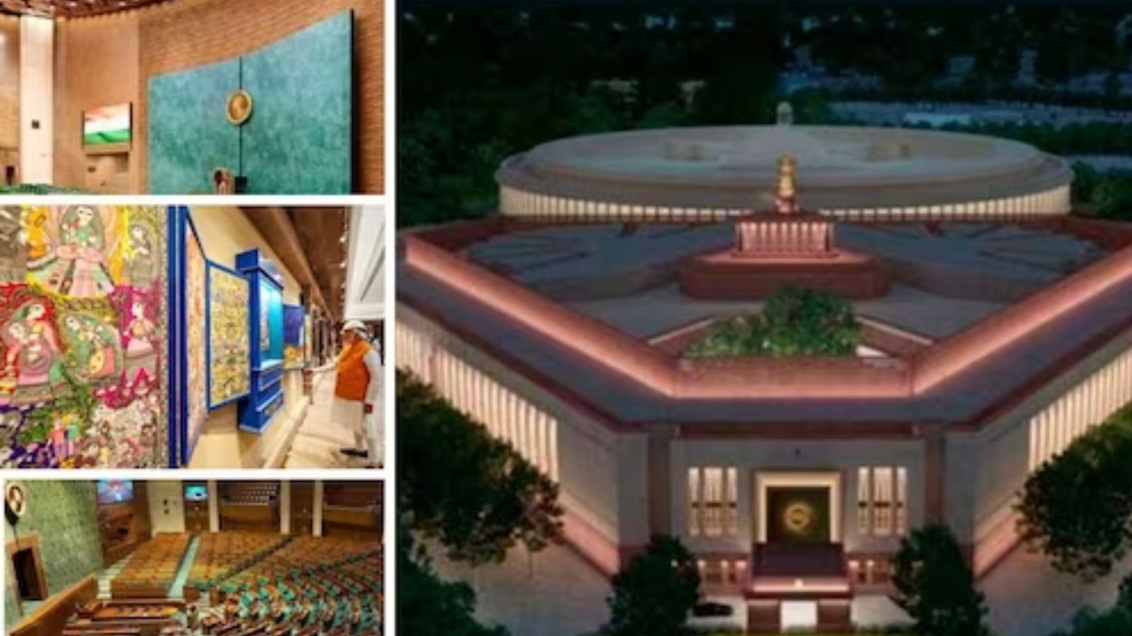 ராஜஸ்தான் மணல்... உபி ஜல்லி... தமிழகத்தின் செங்கோல்... புதிய நாடாளுமன்ற கட்டத்தின் சிறப்புகள் என்ன?