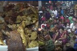 அம்மனுக்கு கறி, மீன், முட்டை வைத்து வினோத வழிபாடு நடத்திய பெண்கள்!