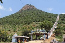 தென் திருப்பதிக்கு செல்ல ஆபத்தான சாலையில் 