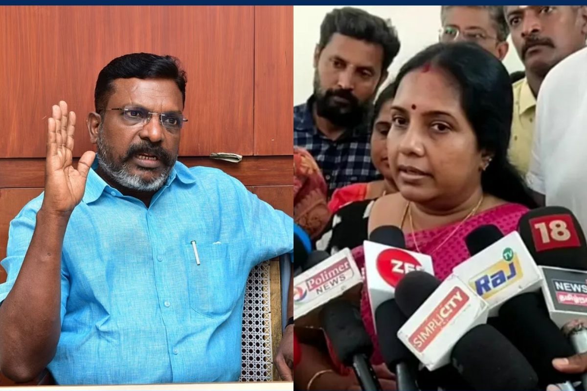 திருமாவளவன் - வானதி சீனிவாசன்