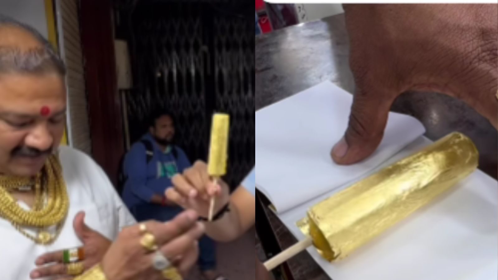 வெயிலுக்கு இதமாக ‘தங்க குல்ஃபி’...விலை எவ்வளவு தெரியுமா?