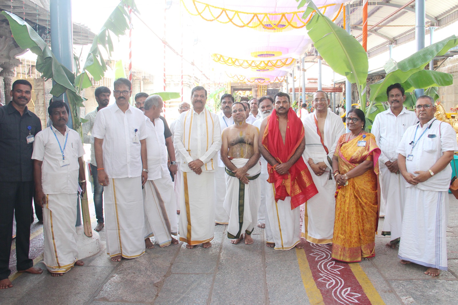  திருப்பதியில் உள்ள கோவிந்தராஜ சுவாமி கோவில் மஹா சம்ரோக்ஷணம் இன்று நடைபெற்றது.