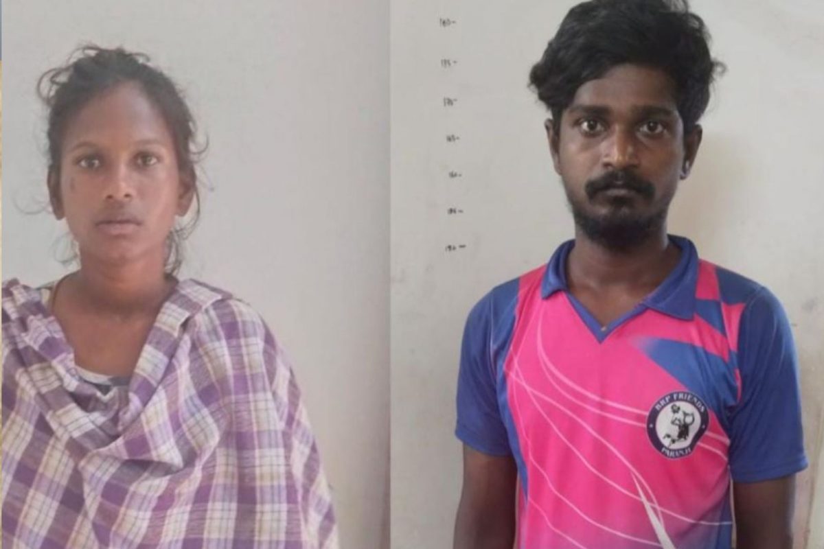 வீடு புகுந்து திருடிய கணவன் மனைவி கைது