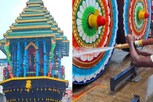 பெருமாள் கோயில் தேர் சுத்தம் செய்யும் பணி துவக்கம்