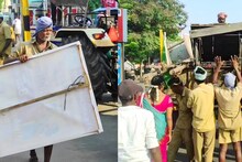 போக்குவரத்துக்கு இடையூறாக இருந்த ஆக்கிரமிப்புகள் அகற்றம்.. காஞ்சிபுரத்தில் அதிகாரிகள் அதிரடி நடவடிக்கை..