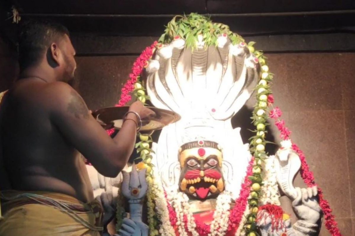 புதுச்சேரி பிரித்யங்கரா காளி கோவிலில் சித்திரை மாத திருவிழா!