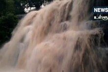 தேனி சின்ன சுருளி அருவியில் நீர்வரத்து அதிகரிப்பு.. திடீர் மழையால் பெருக்கெடுத்த வெள்ளம்!