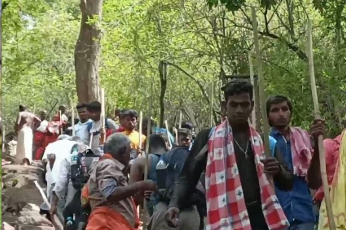 வெள்ளியங்கிரி மலையில் துணிகளை வீச வேண்டாம் - வனத்துறை