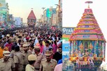 விண்ணை பிளந்த கோவிந்தா கோஷத்துடன் வலம் வந்த காஞ்சி வரதர் தேர்!