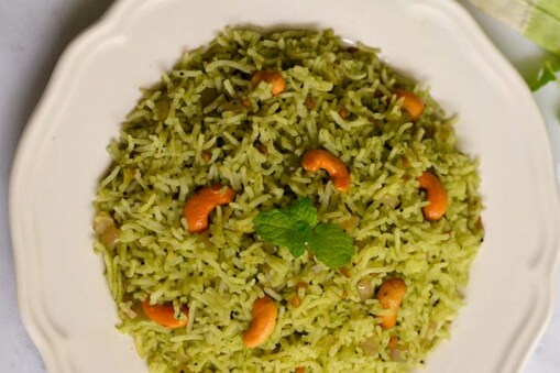 கொத்தமல்லி புதினா புலாவ்