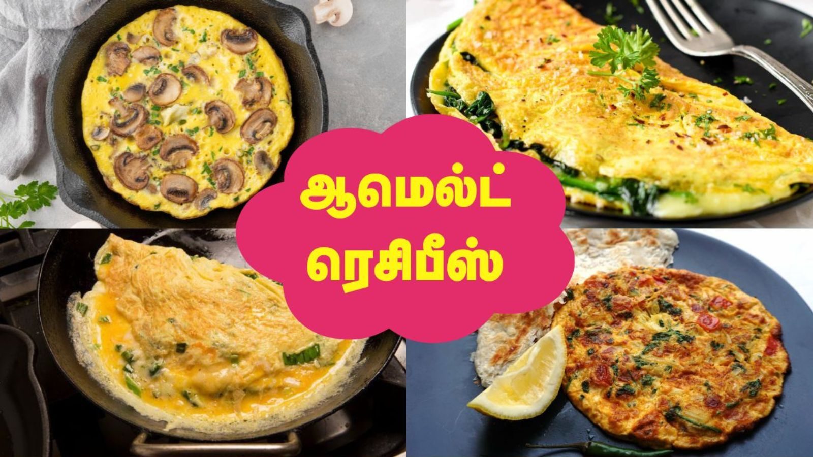 ஆம்லெட் பிரியர்களா நீங்கள்..? வெவ்வேறு வகையான ஆம்லெட்கள் இதோ உங்களுக்காக…