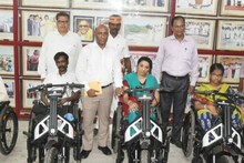 மாற்றுத்திறனாளிகளுக்கு எலக்ட்ரிக் பைக் வழங்கிய விழுப்புரம் ஆட்சியர்!