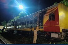 கேரளாவில் நள்ளிரவில் தீ பற்றி எரிந்த பயணிகள் ரயில்...  வடமாநில தொழிலாளி கைது