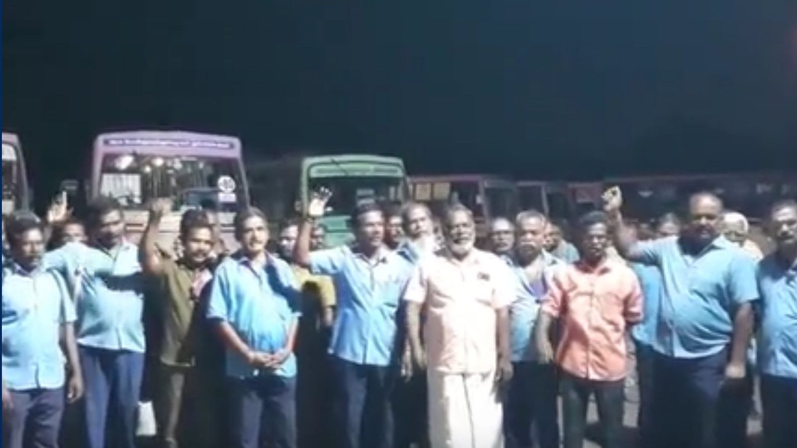 பணி முடிந்து செல்லும்போது தாக்குதல்... தஞ்சையில் அரசு போக்குவரத்து ஊழியர்கள் போராட்டம்