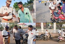 “ஹெல்மெட்ட போடுங்கப்பா..” வாகன ஓட்டிகளிடம் பாரபட்சம் காட்டாத தஞ்சை போலீசார்..!