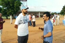தேனிக்கு திடீர் விசிட் அடித்த இந்திய கிரிக்கெட் அணி வீரர் வருண் சக்கரவர்த்தி..