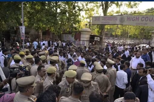 Uttar Pradesh | உத்தரபிரதேசத்தில் நீதிமன்ற வளாகத்தில் வழக்கறிஞர் உடையில் வந்தவர் பிரபல ரவுடியை சுட்டுக் கொன்றுள்ளார்.