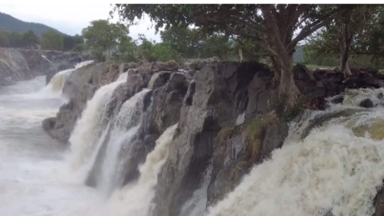 காவிரி நீர்வரத்து அதிகரிப்பு.. ஒகேனக்கல் அருவியில் சுற்றுலா பயணிகள் குளிக்க தடை..!