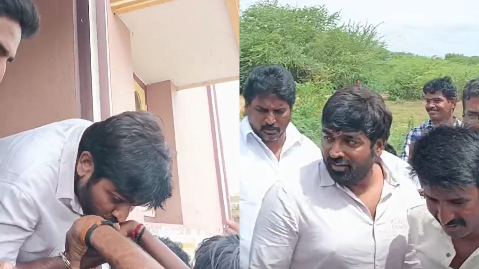 நடிகர் சூரி கிராமத்தில் கோயில் திருவிழா... விஜய் சேதுபதியை பார்க்க சூரி வீட்டில் குவிந்த ரசிகர்கள்..!