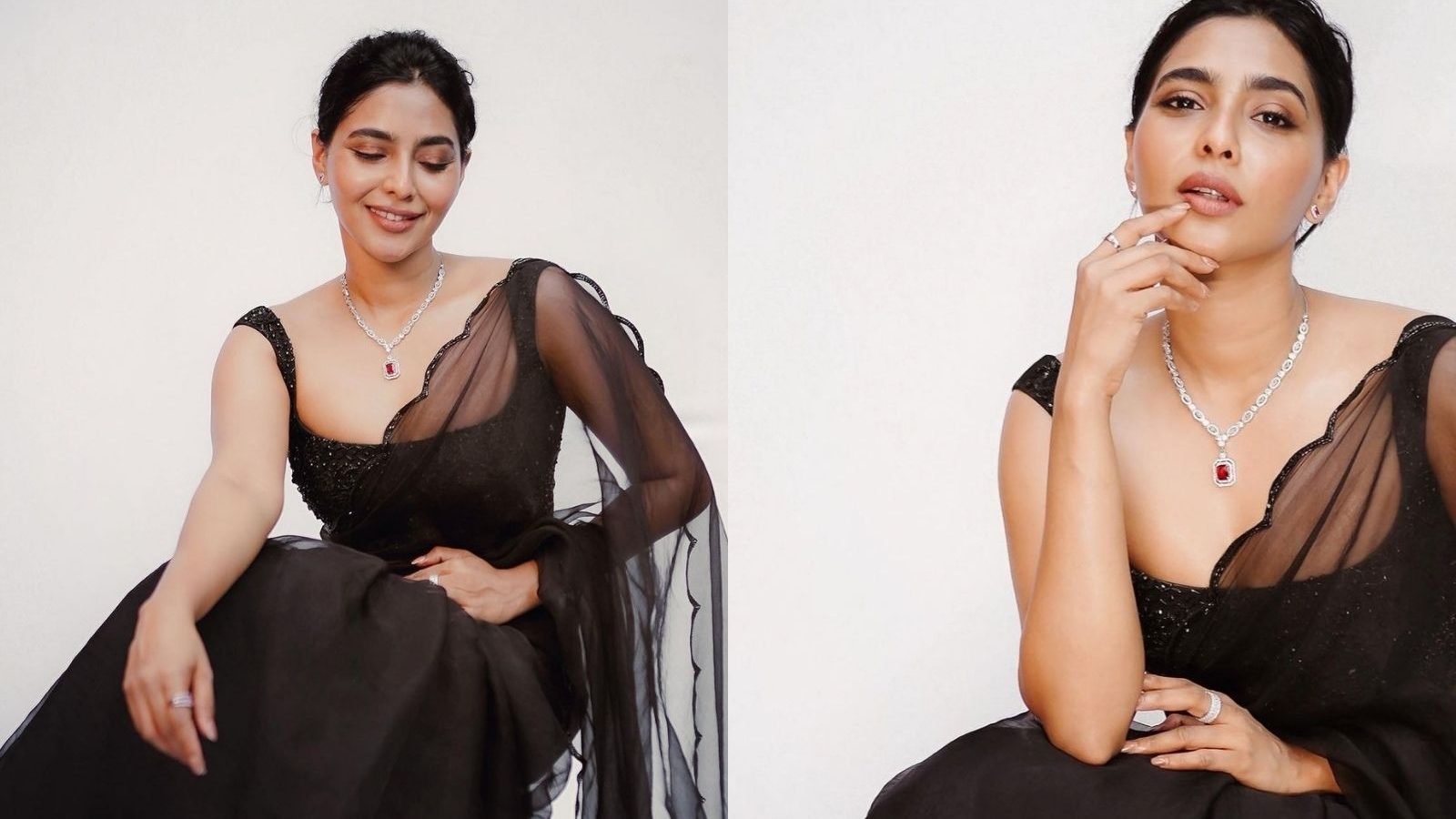 முகம் காட்டு நீ முழு வெண்பனி... நடிகை ஐஸ்வர்யா லக்‌ஷ்மியின் கியூட் ஆல்பம்!