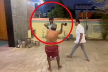 கஞ்சா போதையில் கோயில் கருவறைக்குள் புகுந்த இளைஞர்!