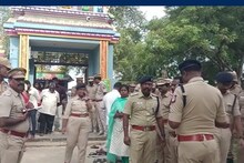 திருவண்ணாமலையில் போலீஸ் பாதுகாப்புடன் கோவிலுக்குள் அழைத்துச்செல்லப்பட்ட ஆதிதிராவிட மக்கள்..