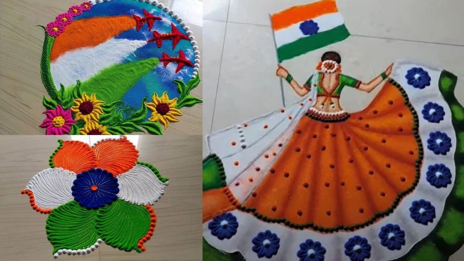 Independence Day 2023 : சுதந்திர தினத்திற்கு ஏற்ற அழகான ரங்கோலி கோலங்களின் தொகுப்பு.!