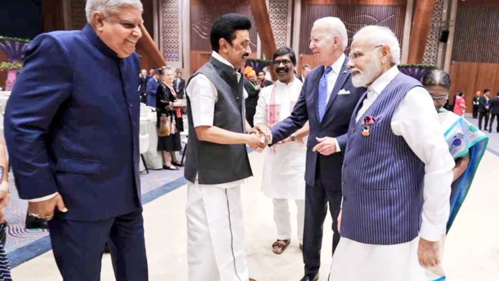 அமெரிக்க அதிபர் பைடனை சந்தித்த முதலமைச்சர் மு.க.ஸ்டாலின்...