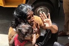 மாவட்ட ஆட்சியர் அலுவலகத்தில் கைக்குழந்தையுடன் தீக்குளிக்க முயற்சித்த பெண்... தூத்துக்குடியில் பரபரப்பு!