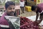 சந்தையில் கீரை விற்க ஆடி காரில் வந்திறங்கிய விவசாயி..வைரலாகும் வீடியோ