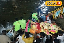 மதுரை வைகை ஆற்றில் 200க்கும் மேற்பட்ட விநாயகர் சிலைகள் கரைப்பு..
