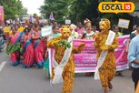 நடனம் ஆடி விழிப்புணர்வு ஏற்படுத்திய புதுச்சேரி பெண்கள்