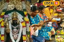 தேனி மீனாட்சி சுந்தரேஸ்வரர் கோயிலில் விளக்கு பூஜை.. திரளான பெண்கள் பங்கேற்பு..