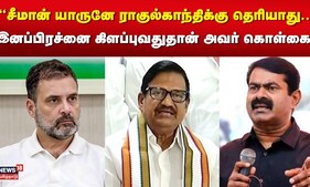 KS.Alagiri| சீமான் யாருனே ராகுல்காந்திக்கு தெரியாது.. இனப்பிரச்னை கிளப்புவதுதான் அவர் கொள்கை | N18V