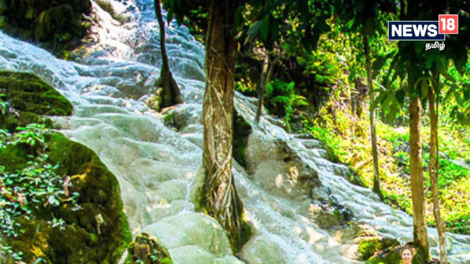 Pernahkah Anda mendengar tentang air terjun yang menakjubkan dengan air lengket?