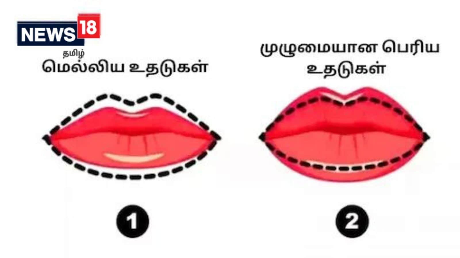 உதடுகளின் வடிவமே உங்கள் குணத்தைச் சொல்லும்.. உங்களுக்கு எப்படி?