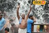 சுருளி அருவியில் துள்ளி குதித்த சுற்றுலா பயணிகள்