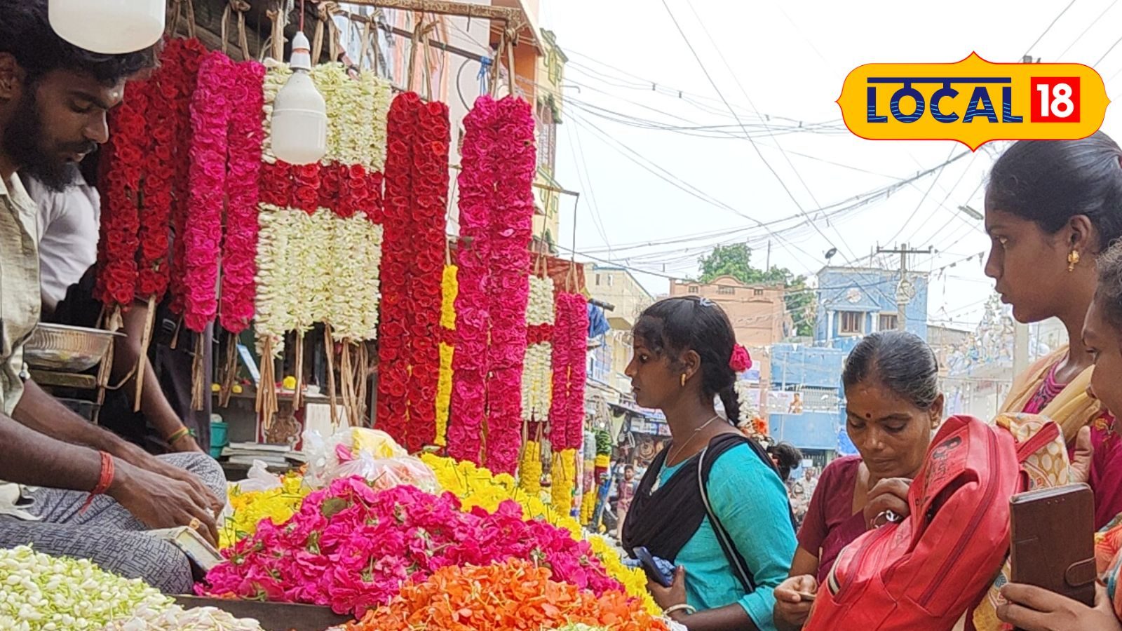 புரட்டாசி மாத 3வது சனிக்கிழமை.. விழுப்புரத்தில் பூக்கள் விலை திடீர் உயர்வு..