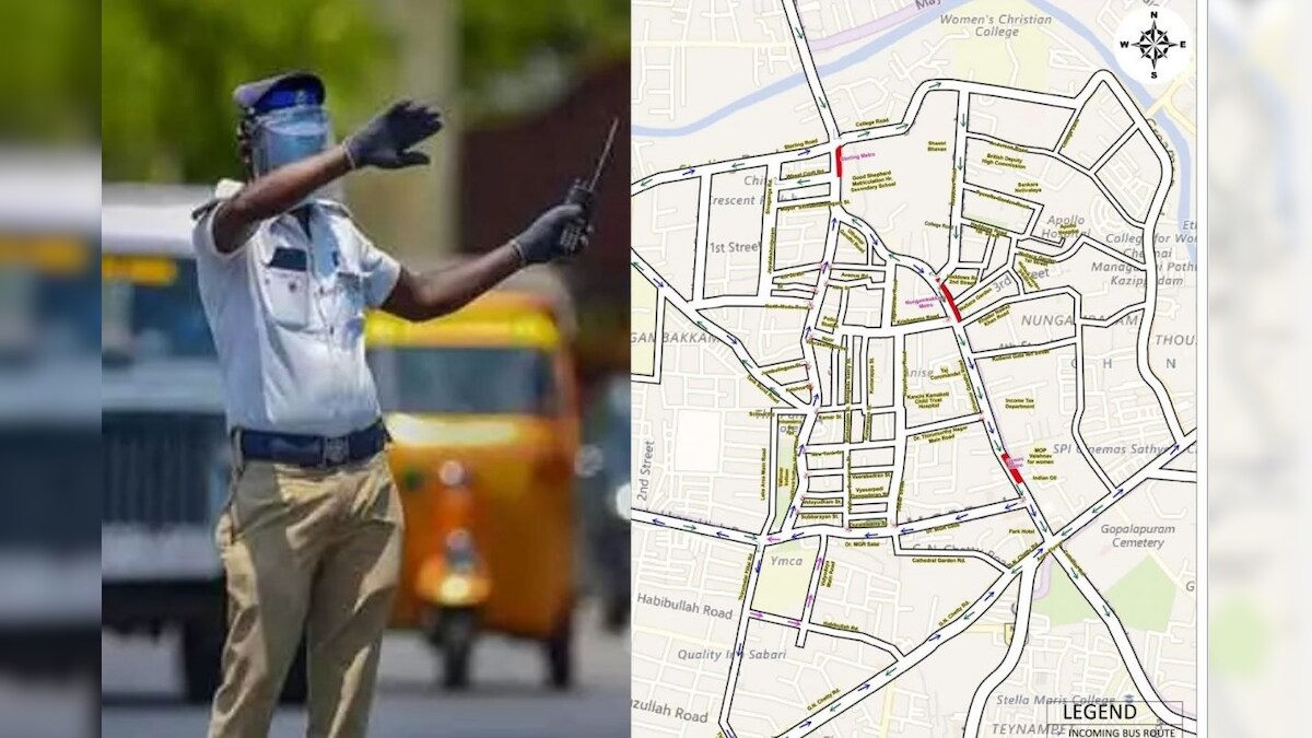 ஐபிஎல் போட்டி : சென்னையின் முக்கிய பகுதிகளில் போக்குவரத்து மாற்றம் : எங்கெங்கெல்லாம் தெரியுமா? – News18 தமிழ்