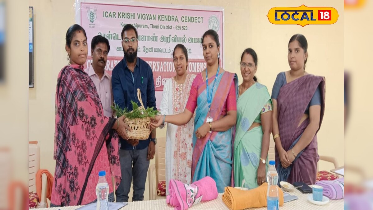 மகளிர் தினம் கொண்டாட்டம்... கோலப்போட்டியில் அசத்திய பெண்கள்... – News18 தமிழ்